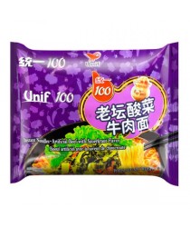 Supa cu aroma de vita si muratura108g 统一老坛酸菜牛肉面
